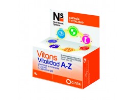 Imagen del producto N+S vitans vitalidad a-z 100 comprimidos