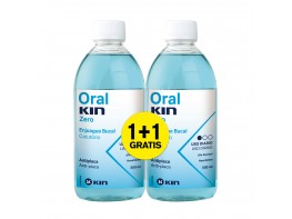 Imagen del producto Oralkin Zero pack enjuague bucal antiplaca 500ml+500ml