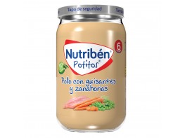 Imagen del producto Nutribén Potito pollo con guisantes y zanahoria 235gr
