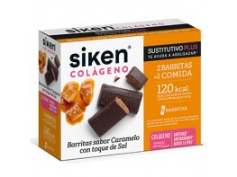 Imagen del producto Siken sustitutivo colágeno barrita caramelo 8u