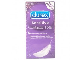 Imagen del producto PRESERVA.DUREX CONTACTO TOTAL 6 UND.