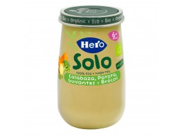 Hero Baby Solo ecológico crema de calabaza y puré de patatas 190g